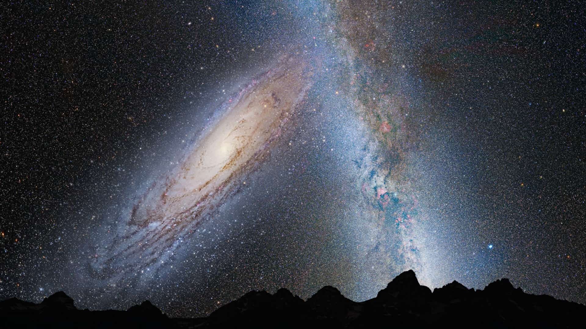 天の川とアンドロメダ銀河